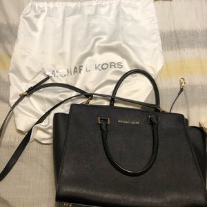 Michael Kors Selma Saffiano Leather Satchel